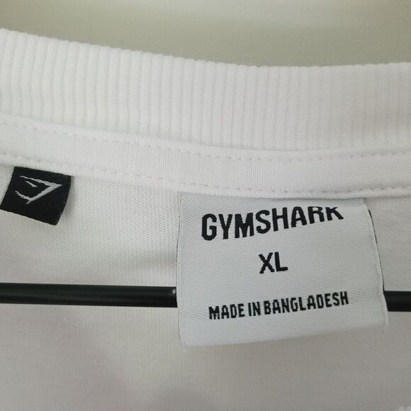 Gymshark Legacy Oversized Tee Shirt in White Size Extra Large - Picture 7 of 7